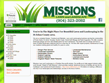 Tablet Screenshot of missionslawncare.com